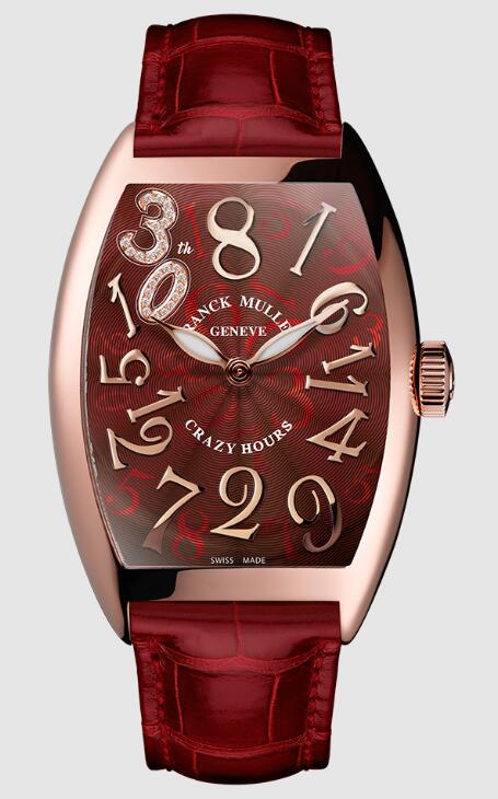 Franck Muller Crazy Hours 30th Anniversary Replica Watch for Sale Cheap Price 5850 CH 30TH CD Red